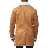 Double Breasted Camel Brown Mens Winter Coat Double Breasted Camel Brown Mens Winter Coat