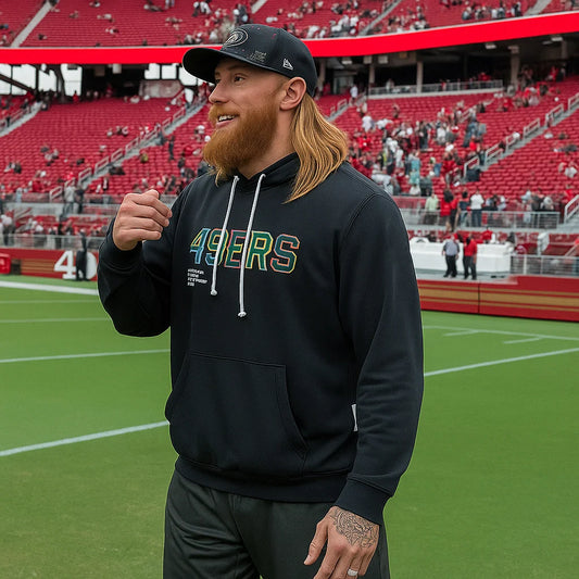 George Kittle 49ers Crucial Catch Black Hoodie