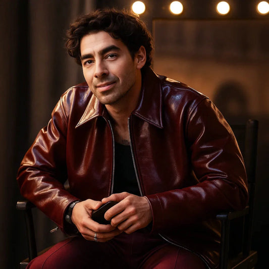 Joe Jonas A Very Jonas Christmas Movie Red Jacket