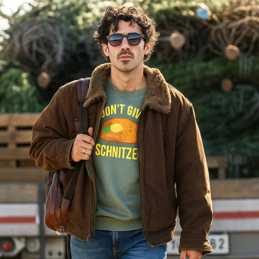 Joe Jonas A Very Jonas Christmas Movie Brown Jacket