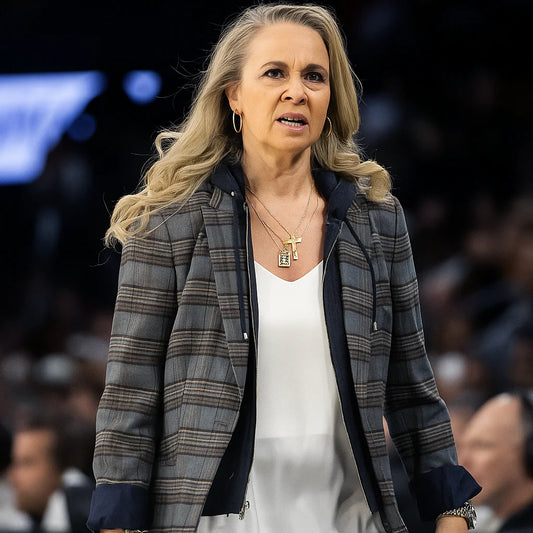 Finals Playoffs 2025 Becky Hammon Plaid Blazer