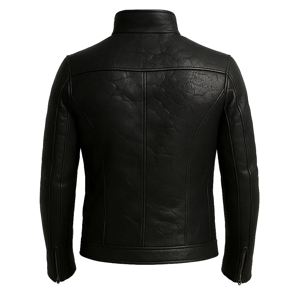 Biker Distressed Leather Jacket Biker Distressed Leather Jacket
