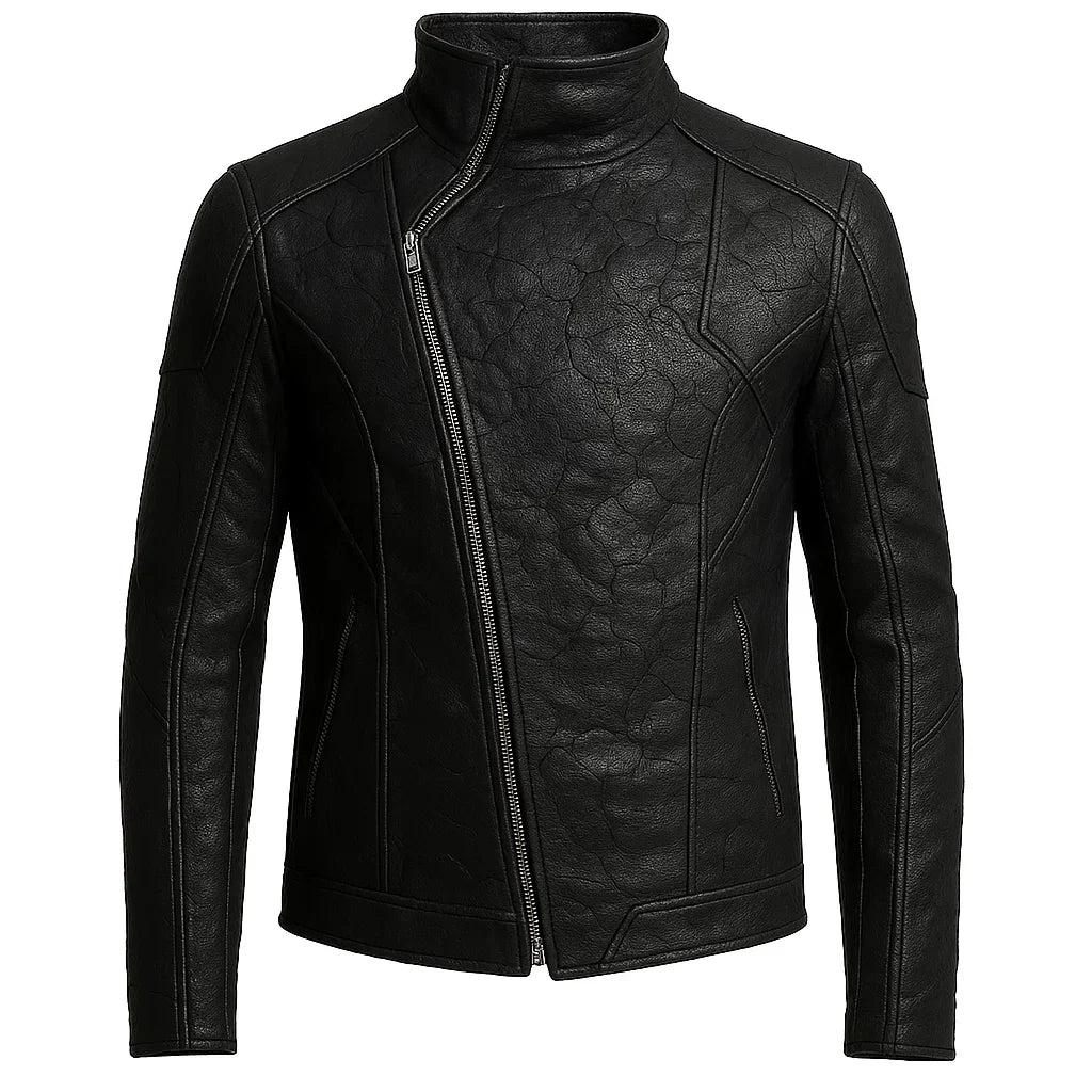 Biker Distressed Leather Jacket Biker Distressed Leather Jacket