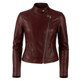 Biker Moto Burgundy Jacket Biker Moto Burgundy Jacket