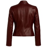 Biker Moto Burgundy Jacket Biker Moto Burgundy Jacket
