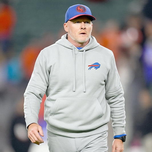 Buffalo Bills 2025 Sean McDermott Grey Hoodie