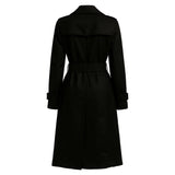 Classic Black Belted Trench Coat Classic Black Belted Trench Coat