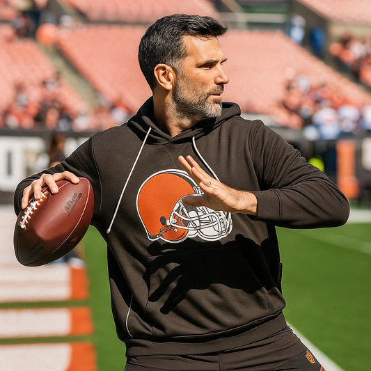 Cleveland Browns 2025 Sideline Black Hoodie