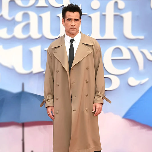 Colin Farrell A Big Bold Beautiful Journey Premier 2025 Coat