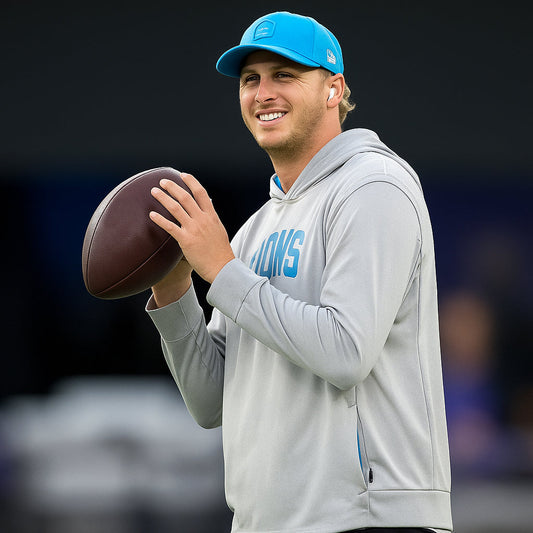 Jared Goff Detroit Lions Grey Hoodie