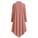 Draped Dusty Rose Trench Coat Draped Dusty Rose Trench Coat