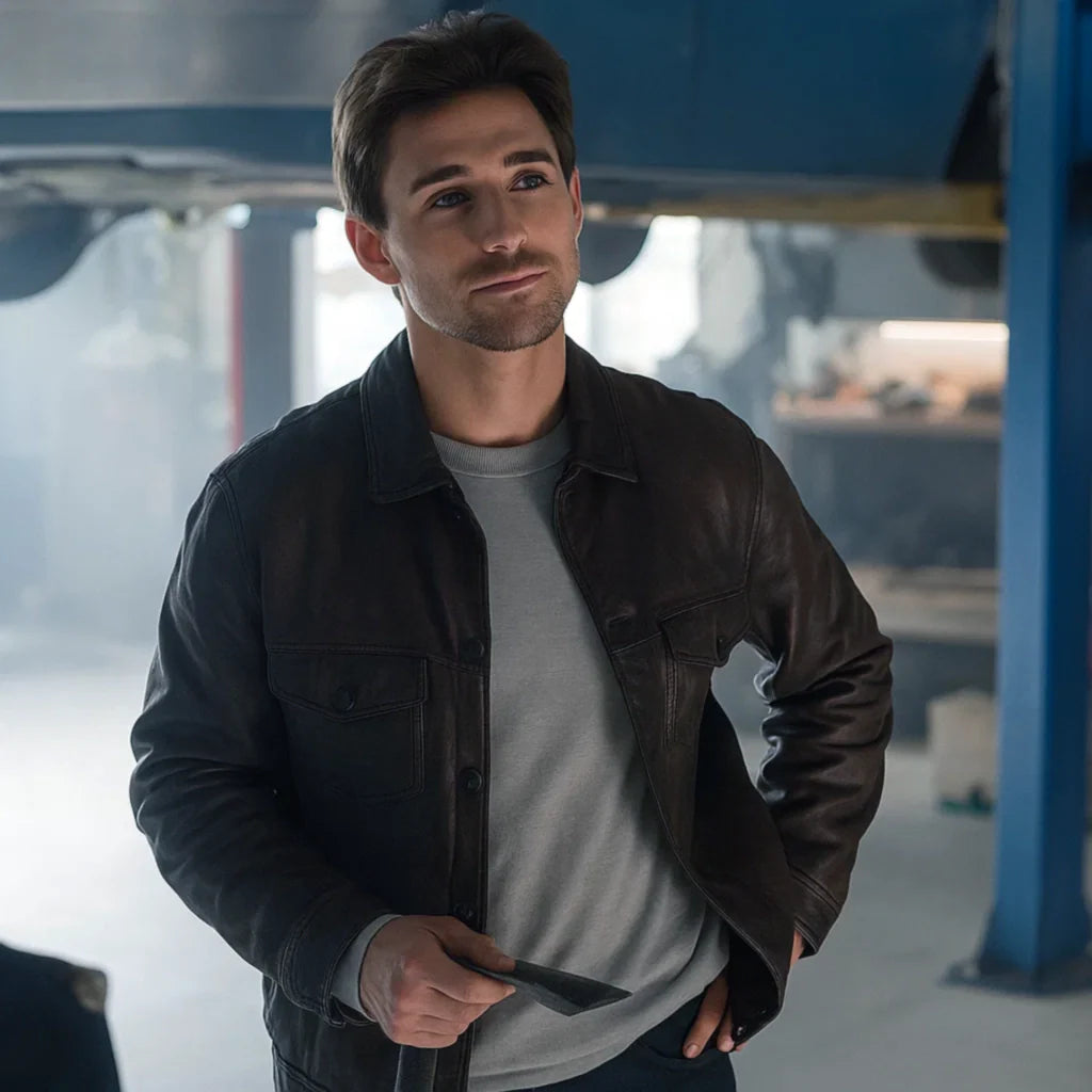 If I Run Dylan Roberts Leather Jacket If I Run Dylan Roberts Leather Jacket