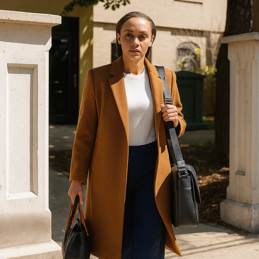 Golden Madison Hudson and Rex S08 Brown Coat