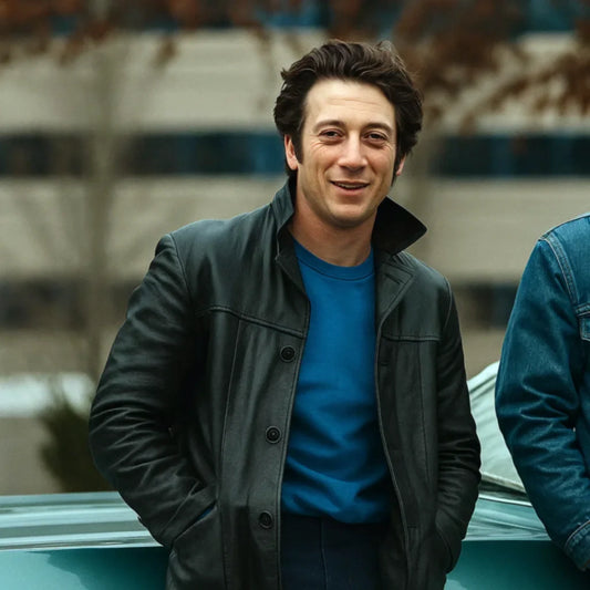 Jeremy Allen Springsteen 2025 Leather Jacket