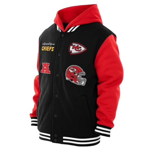 New Era Kansas City Chiefs Hooded Varsity Jacket