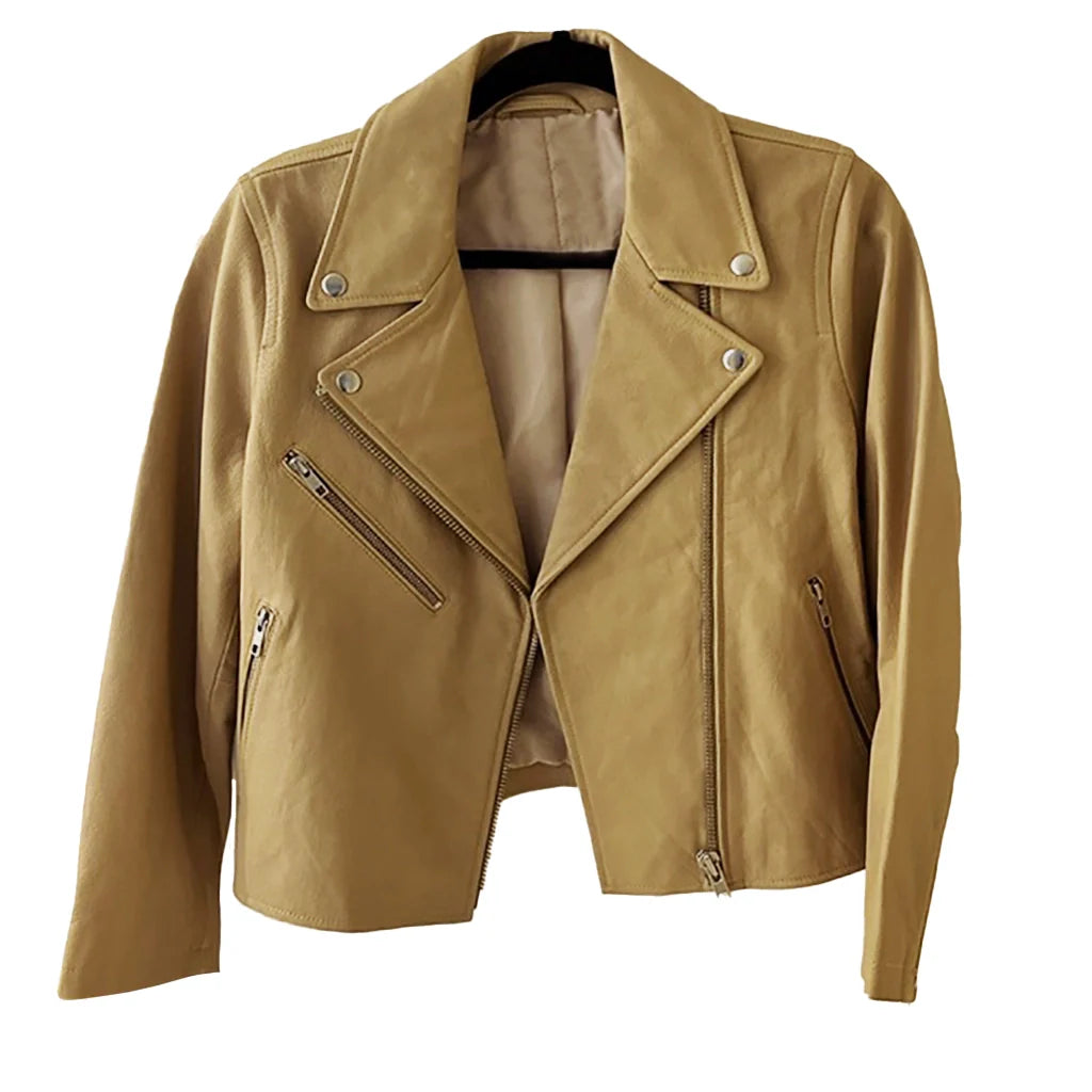 Providence Falls Cora McLeod Brown Leather Jacket Providence Falls Cora McLeod Brown Leather Jacket
