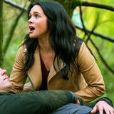 Providence Falls Cora McLeod Brown Leather Jacket Providence Falls Cora McLeod Brown Leather Jacket
