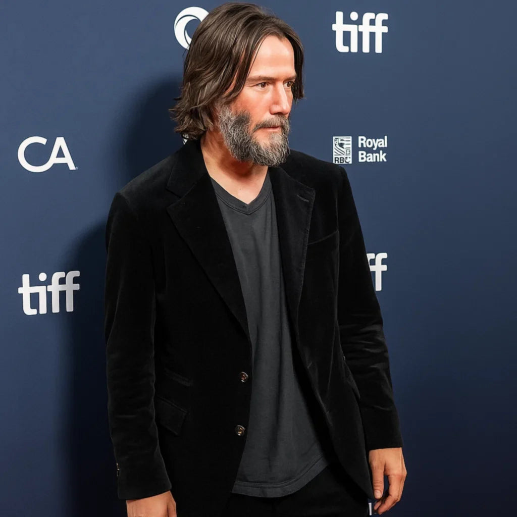 Keanu Reeves Good Fortune 2025 Premiere Blazer Keanu Reeves Good Fortune 2025 Premiere Blazer