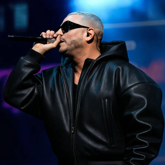 VMAs DJ Snake Black Leather Jacket