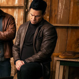 Mark Wahlberg Play Dirty Leather Blazer Mark Wahlberg Play Dirty Leather Blazer