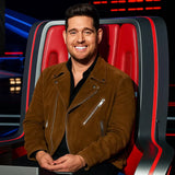 Michael Buble The Voice S28 Brown Suede Jacket Michael Buble The Voice S28 Brown Suede Jacket