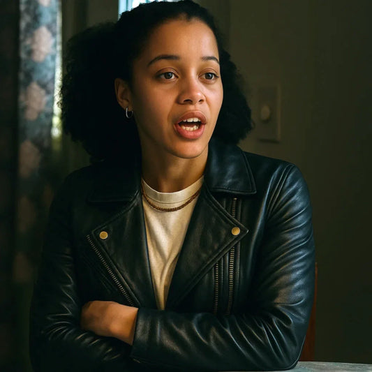One Battle After Another Willa Ferguson Leather Jacket