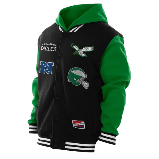 New Era Eagles Hooded Jacket