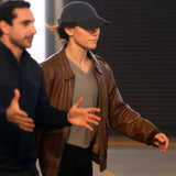 Relay Sarah Brown Leather Jacket Relay Sarah Brown Leather Jacket