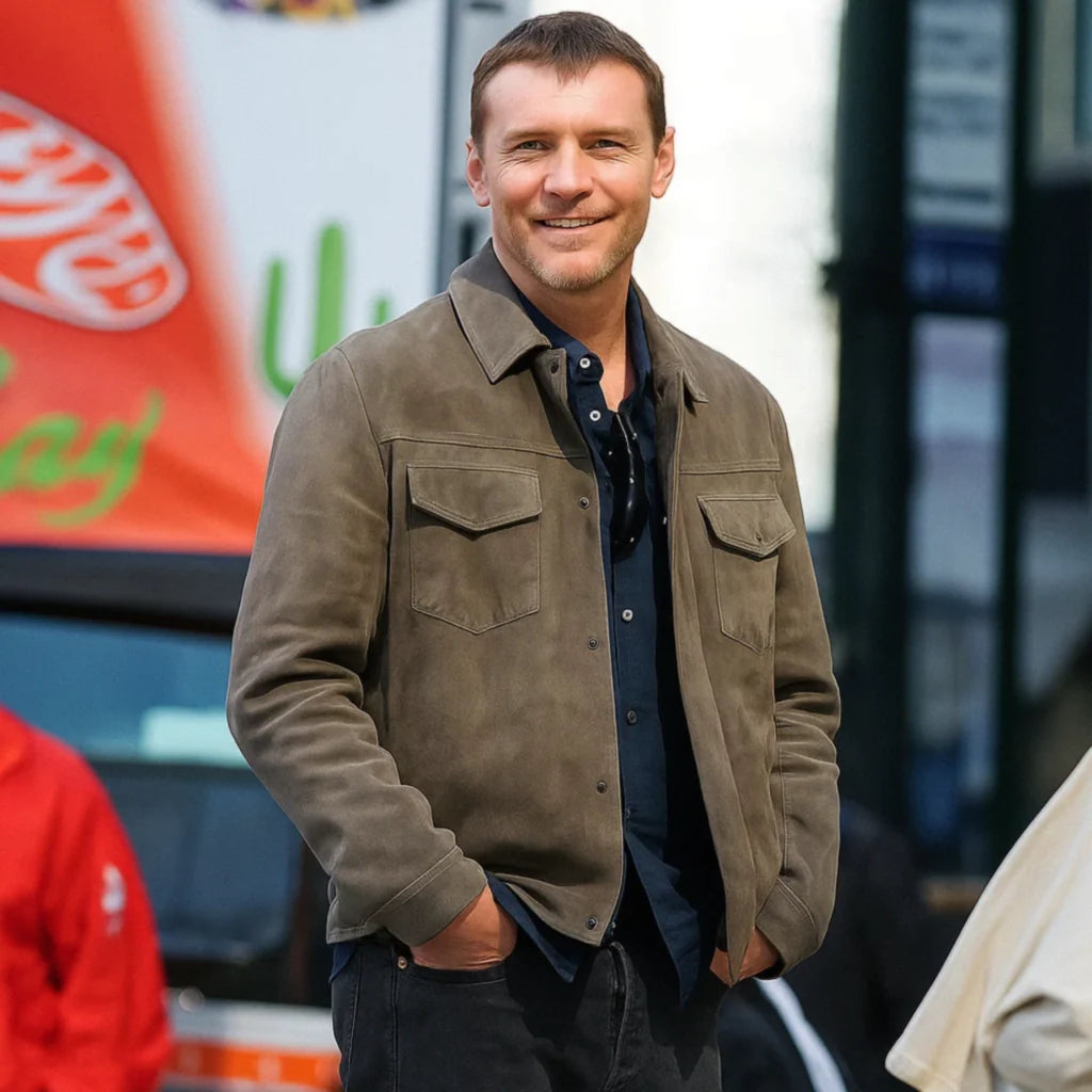 Sam Worthington Relay Leather Jacket Sam Worthington Relay Leather Jacket