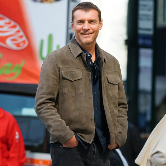 Sam Worthington Relay Leather Jacket