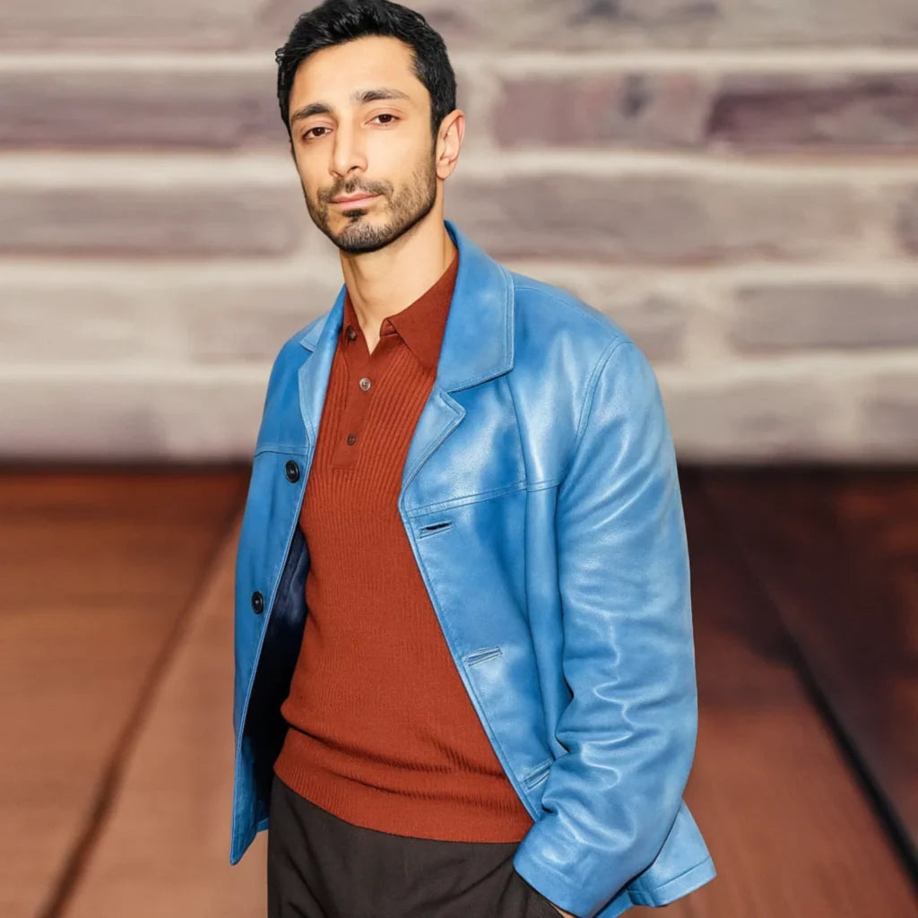 Tom Relay Blue Leather Jacket Tom Relay Blue Leather Jacket