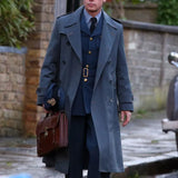 Men's Wool Pitt Grey Coat Men's Wool Pitt Grey Coat