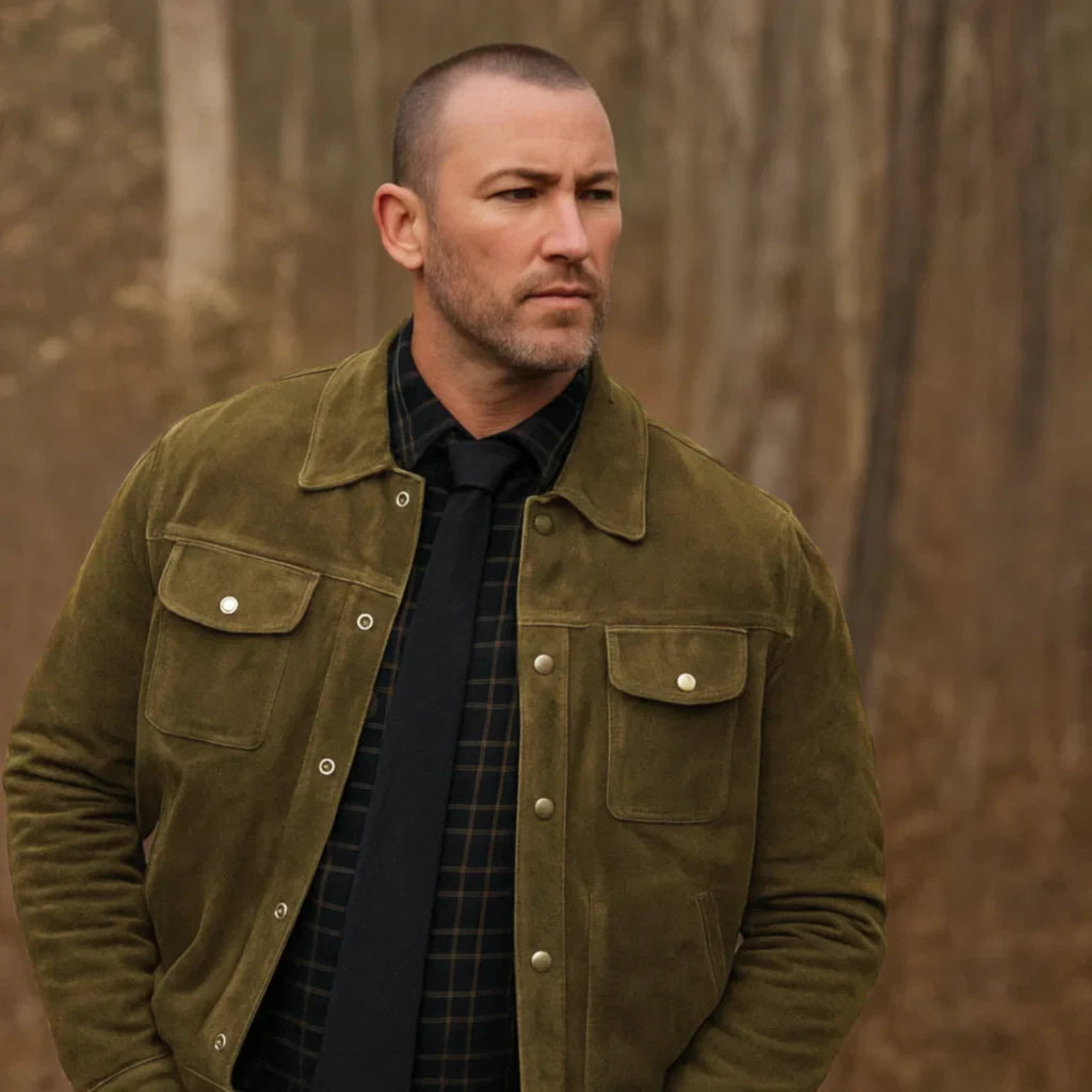 Will Trent S03 Jake McLaughlin Suede Jacket Will Trent S03 Jake McLaughlin Suede Jacket
