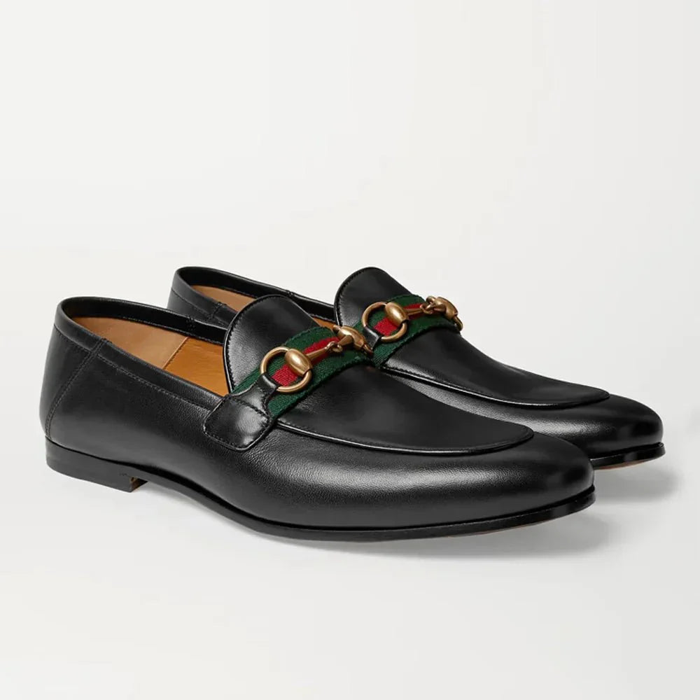 black-horse-bit-leather-loafers-mens black-horse-bit-leather-loafers-mens