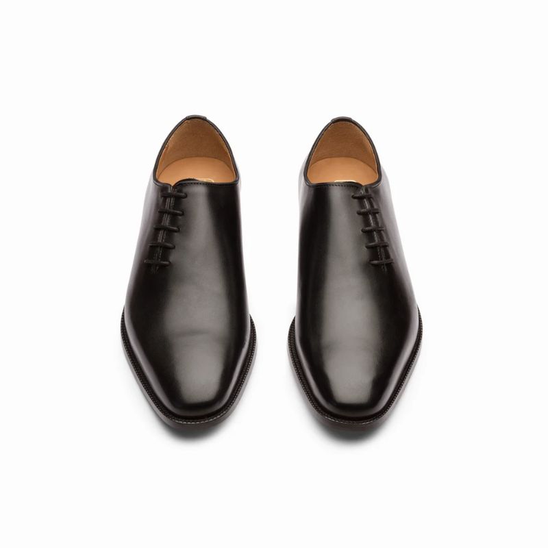 Black Wholecut Oxford Leather Shoes Black Wholecut Oxford Leather Shoes