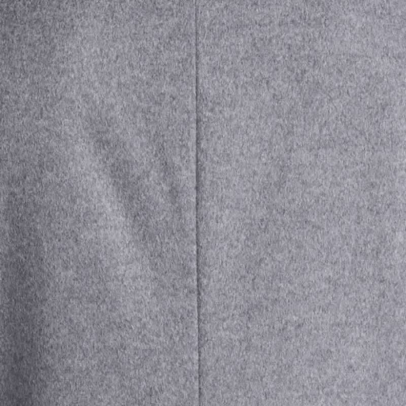Grey Double Breasted Wool Trench Coat Grey Double Breasted Wool Trench Coat