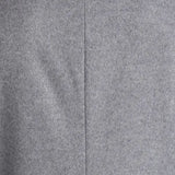 Grey Double Breasted Wool Trench Coat Grey Double Breasted Wool Trench Coat