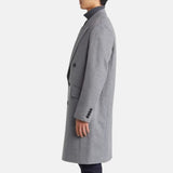 Grey Double Breasted Trench Coat Mens Grey Double Breasted Trench Coat Mens
