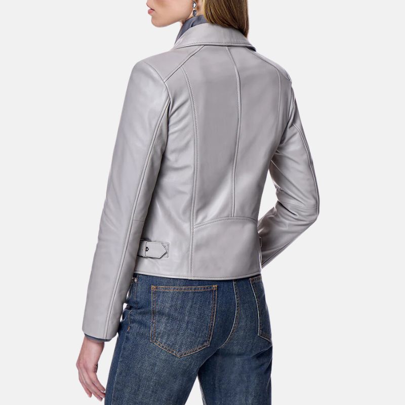 Grey Biker Jacket Womens Grey Biker Jacket Womens
