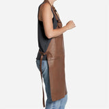 Genuine Brown Leather Apron for Home, Work, and Outdoor Activities Genuine Brown Leather Apron for Home, Work, and Outdoor Activities