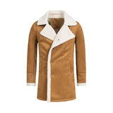 Double Breasted Camel Brown Mens Winter Coat Double Breasted Camel Brown Mens Winter Coat