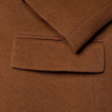 10th Doctor Double Breasted Brown Wool Trench Coat