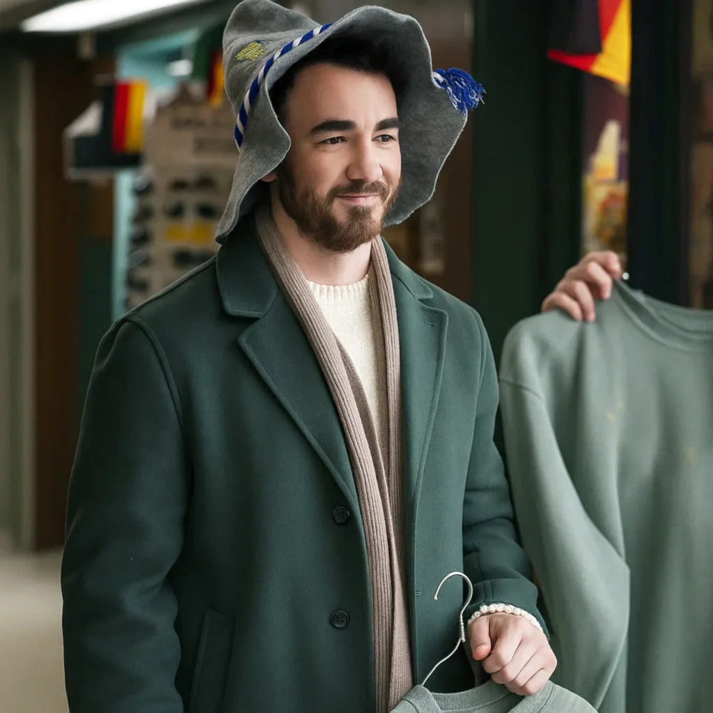 Kevin Jonas A Very Jonas Christmas Movie 2025 Coat