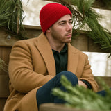A Very Jonas Christmas Movie Nick Jonas Brown Coat
