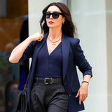 Anne Hathaway The Devil Wears Prada 2 Blue Blazer