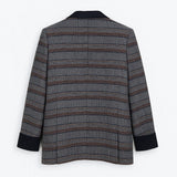 Finals Playoffs 2025 Becky Hammon Plaid Blazer