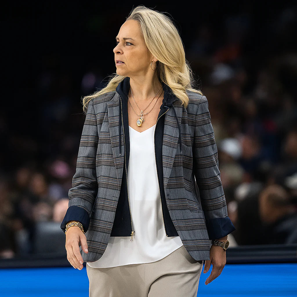 Finals Playoffs 2025 Becky Hammon Plaid Blazer