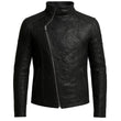 Biker Distressed Leather Jacket
