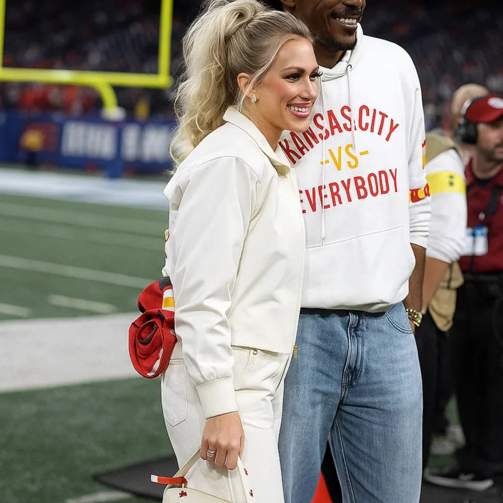 Brittany Mahomes Sidelines Chiefs Game 2025 Jacket
