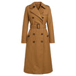 Brown Oversized Utility Trench Coat